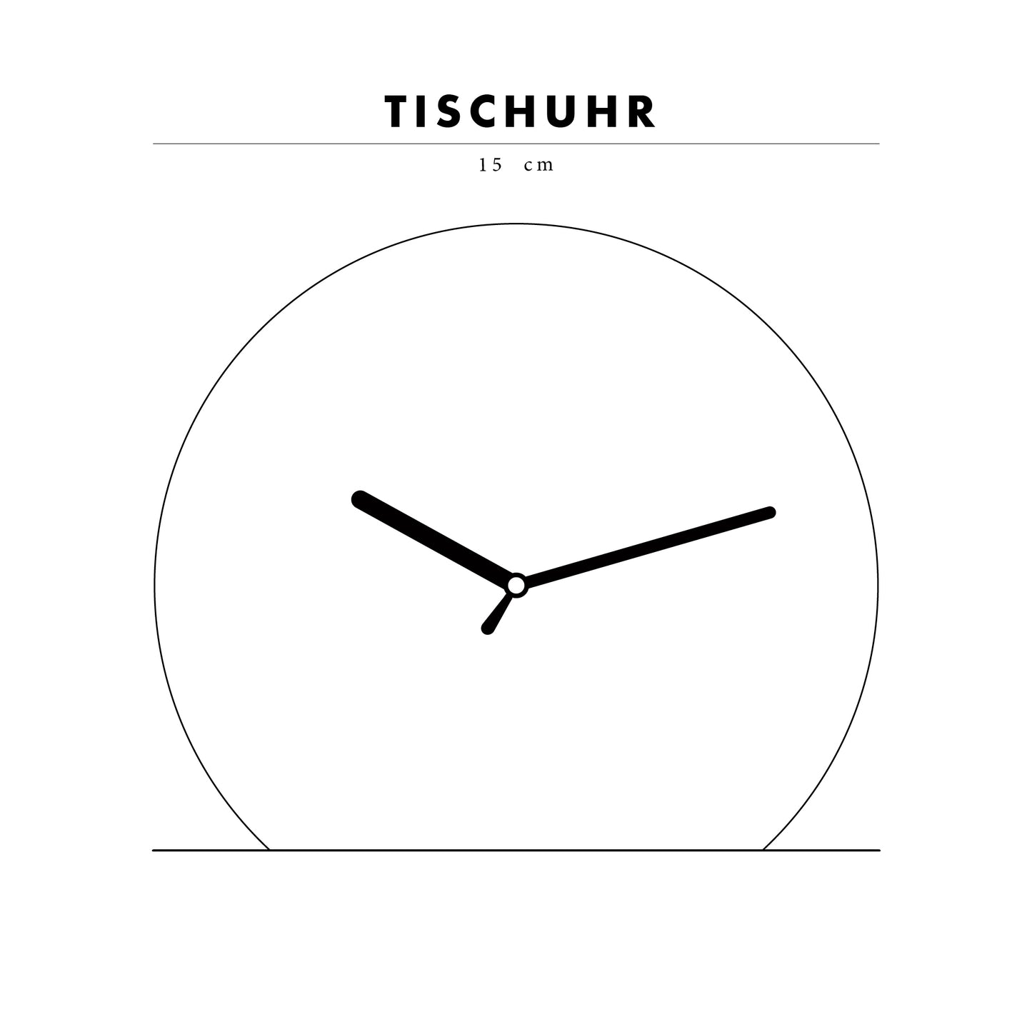 Tischuhr - Color - Fantasy - Bunte Uhr - Moderne Farbkombination - Coole Deko für Zuhause