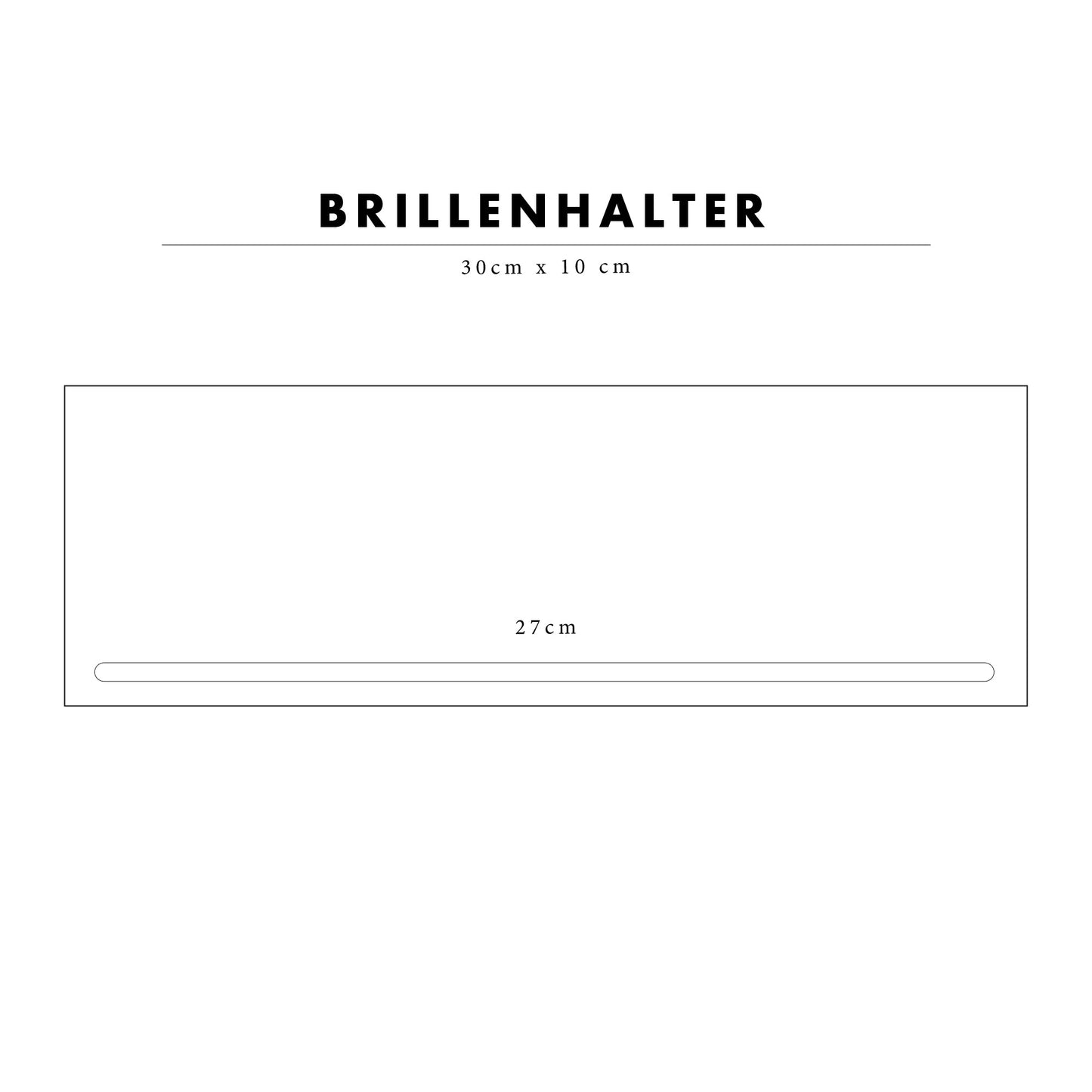 Schicker Sonnenbrillenhalter - Optik Jungle - Praktische und schöne Aufhängung für Brillen - Brillenständer für die Wand - Brillenablage