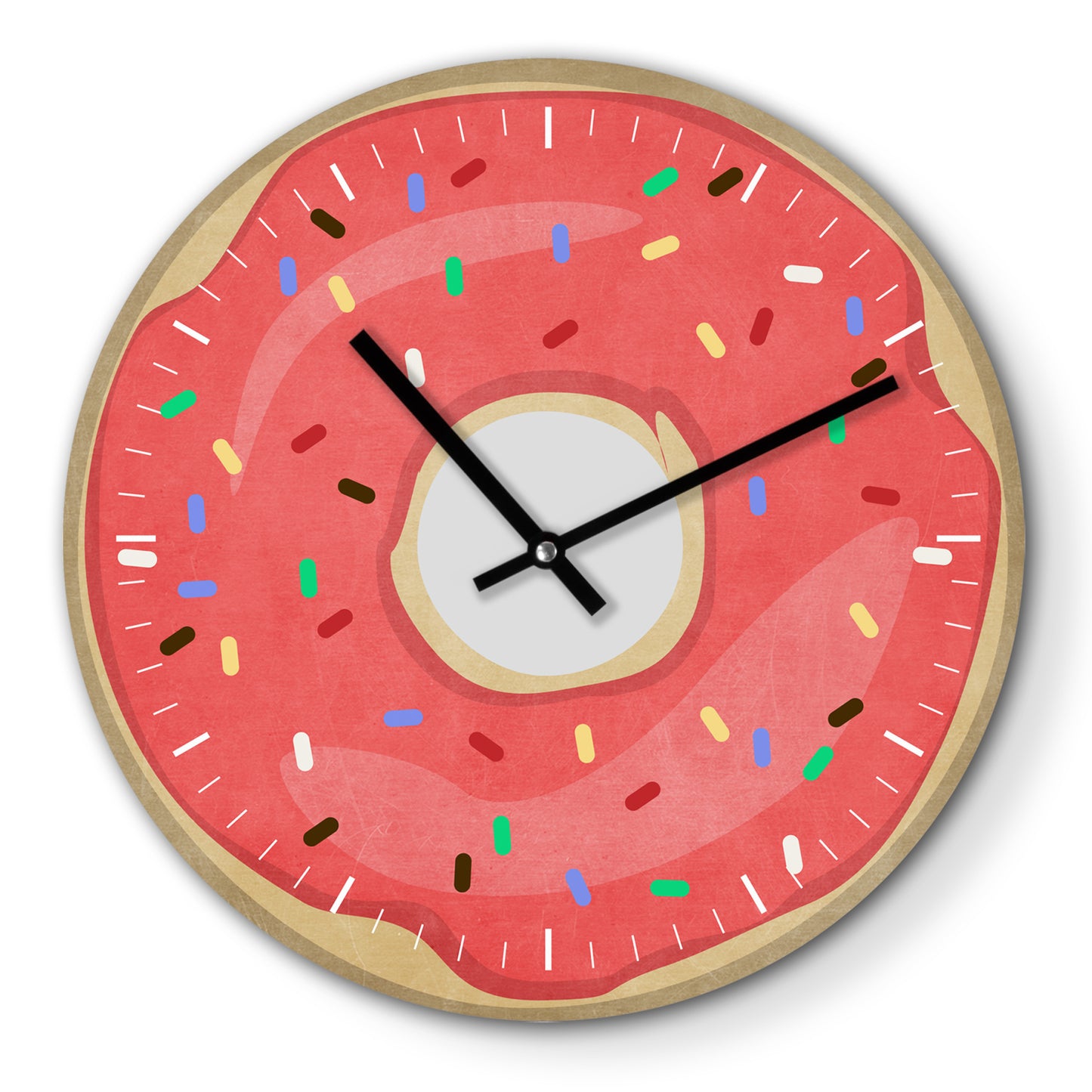 Wanduhr – Donut  - 30cm