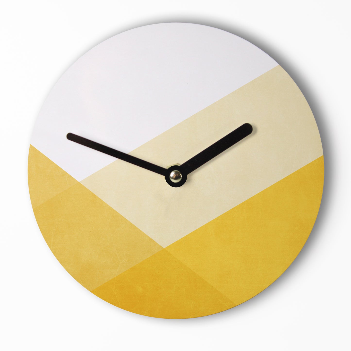 Mini Wanduhr – Yellow Layer – 15cm