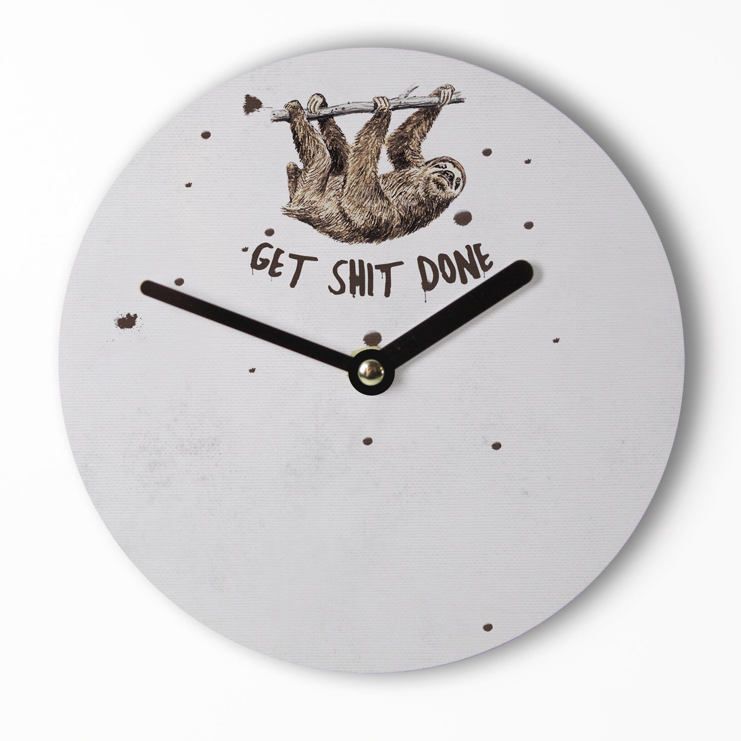 Mini Wanduhr – Get Shit Done – 15cm