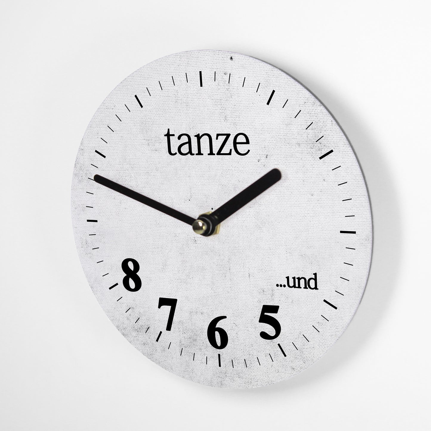 Mini Wanduhr – Tanze und 5 6 7 8 - 15cm