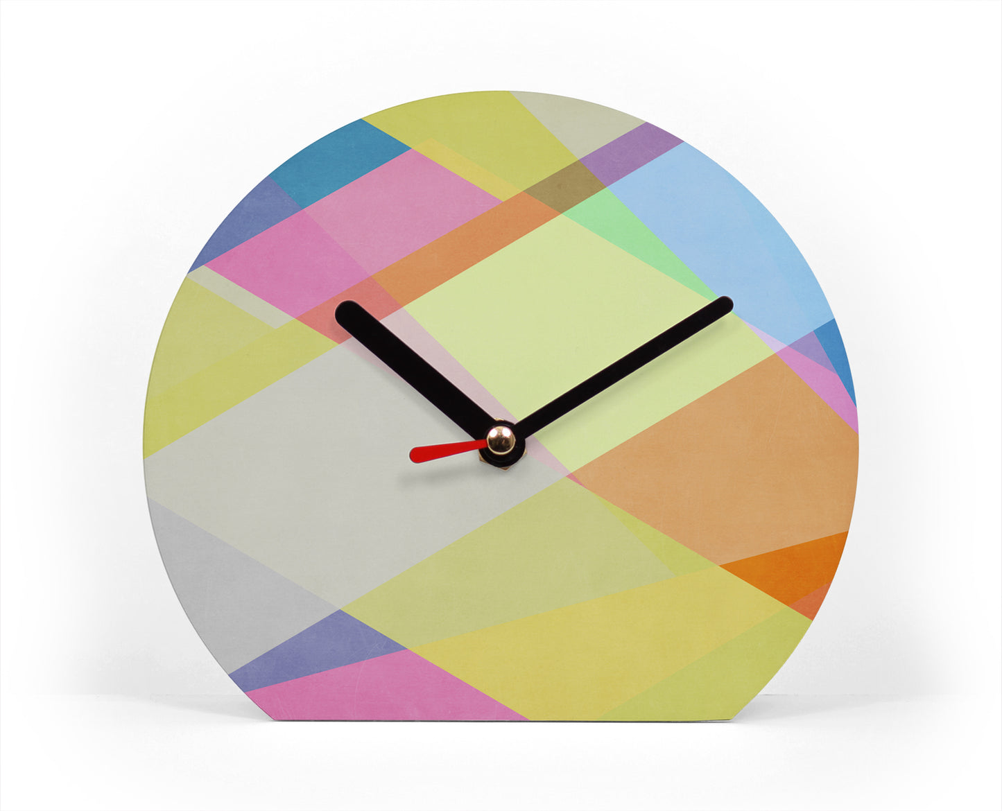 Tischuhr - Color - Fantasy - Bunte Uhr - Moderne Farbkombination - Coole Deko für Zuhause