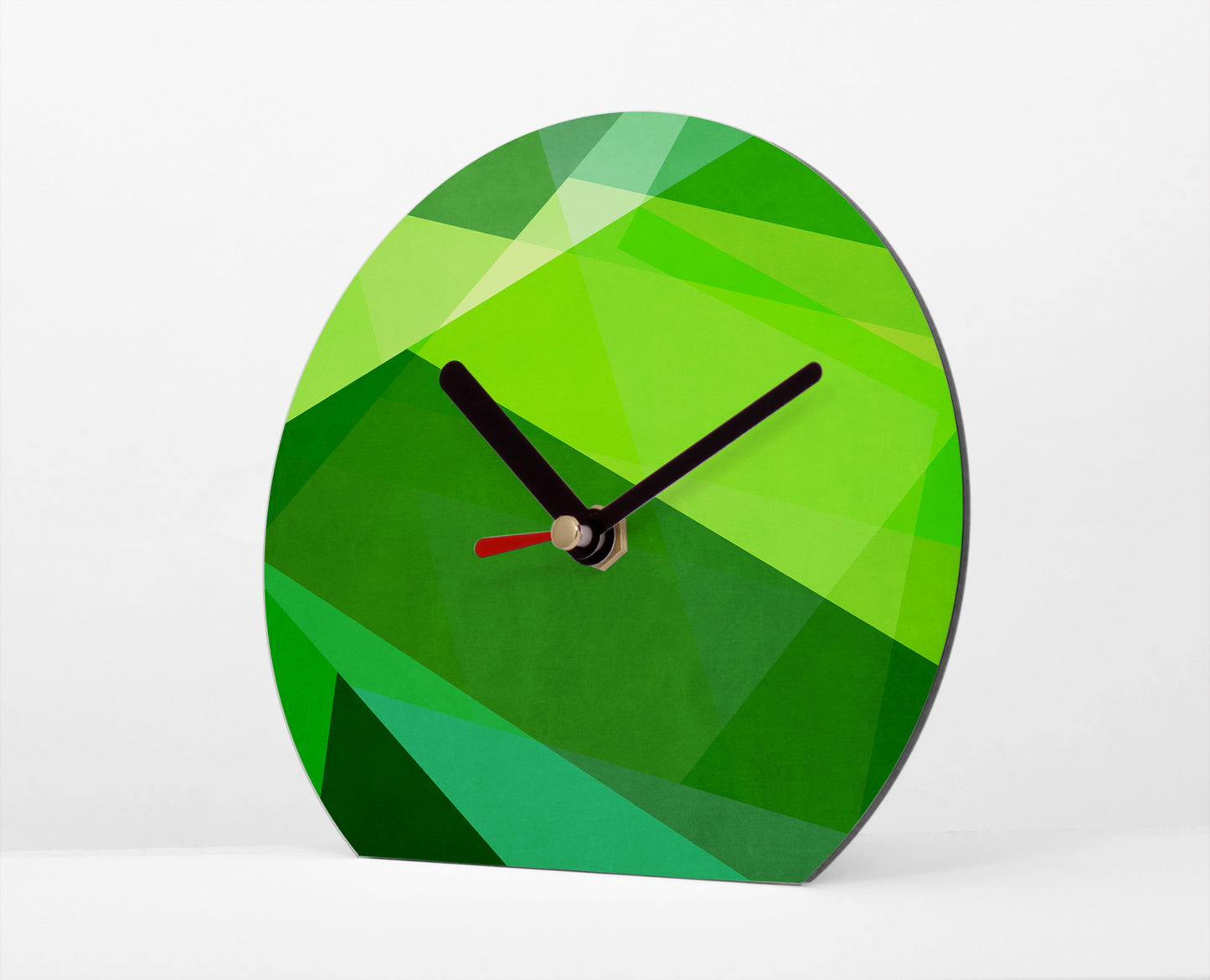 Tischuhr - Color - Luck - Grüne Uhr - Moderne Farbkombination - Coole Deko für Zuhause