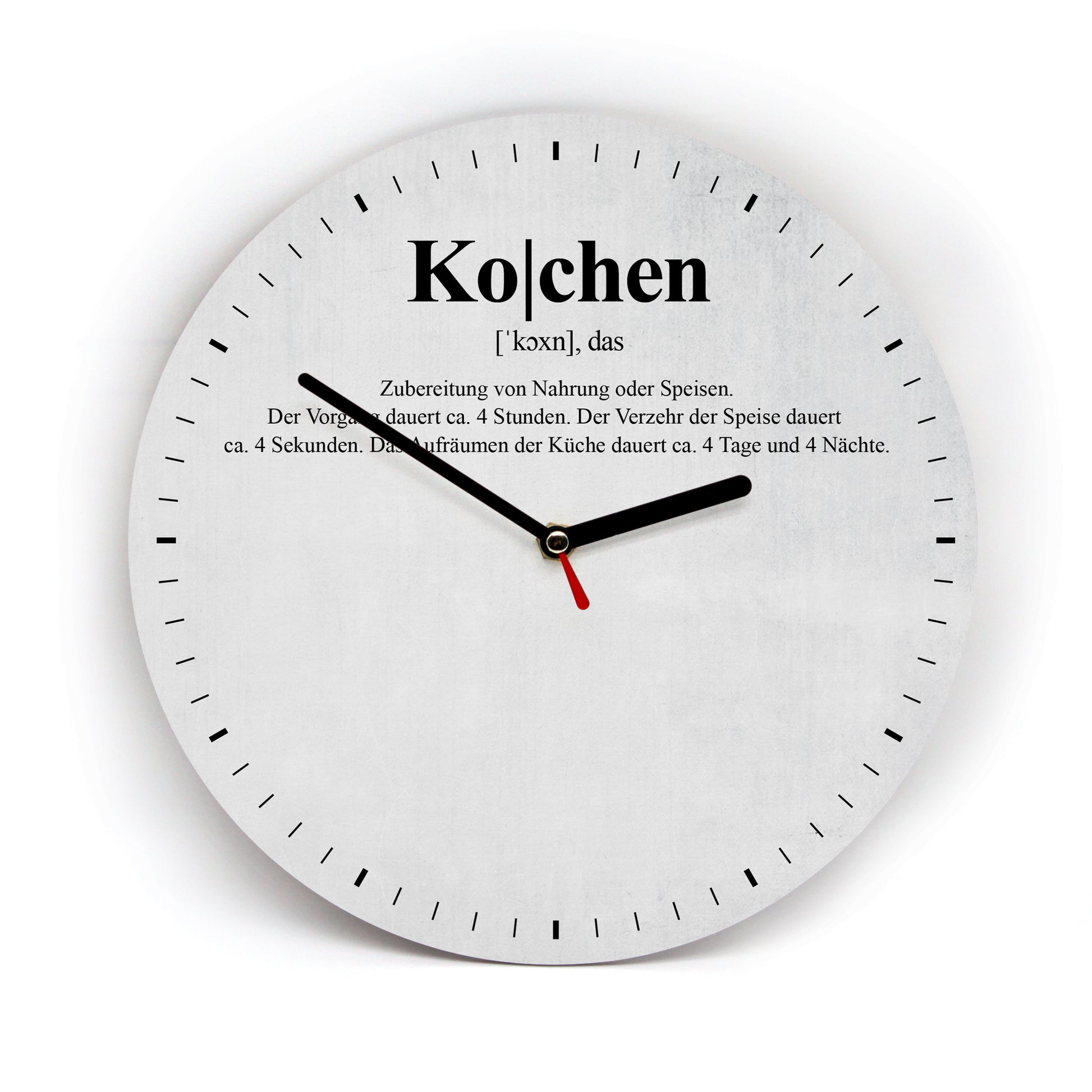 Motivansicht der Wanduhr – Front