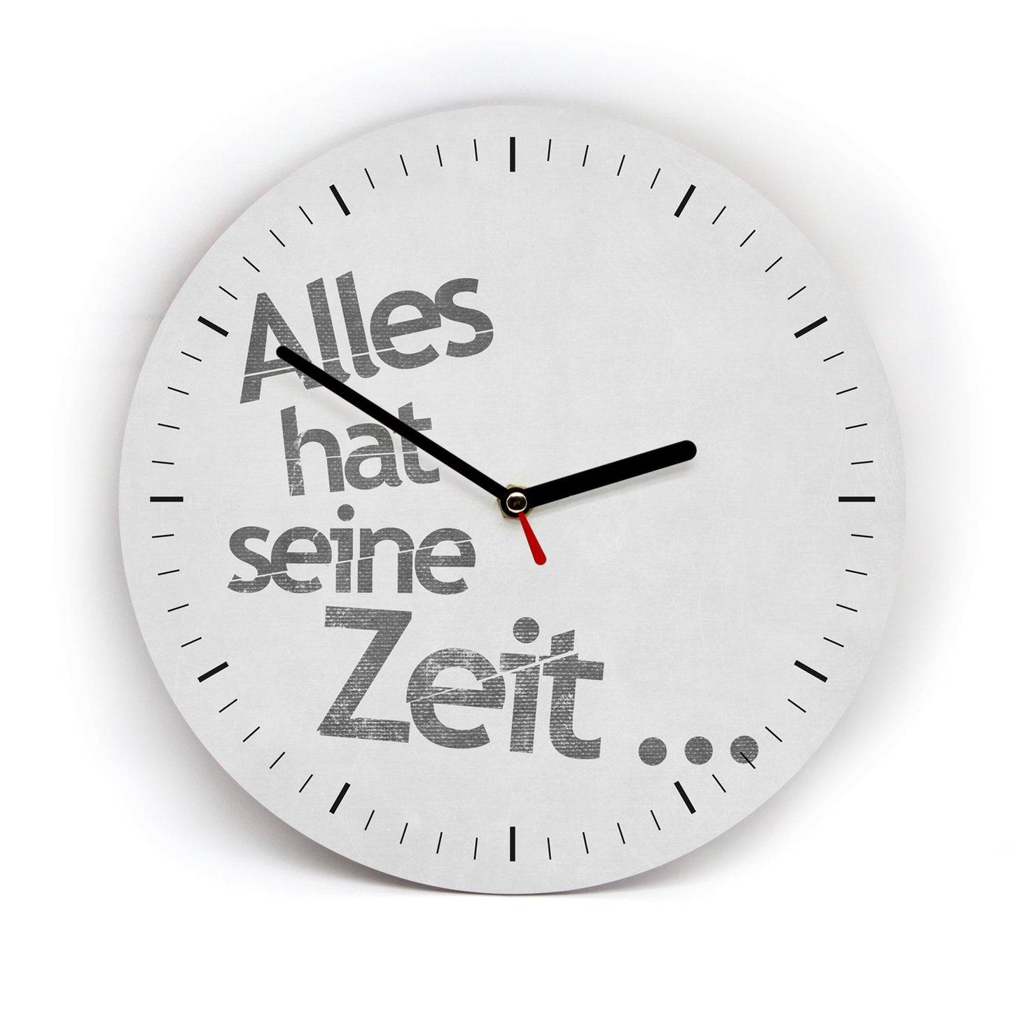 Motivansicht der Wanduhr – Front