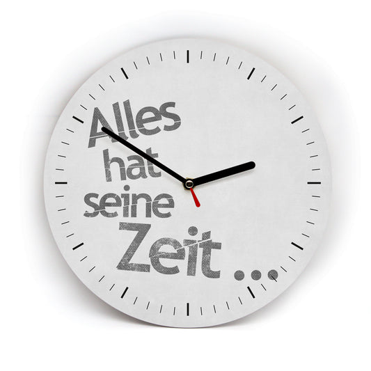 Motivansicht der Wanduhr – Front