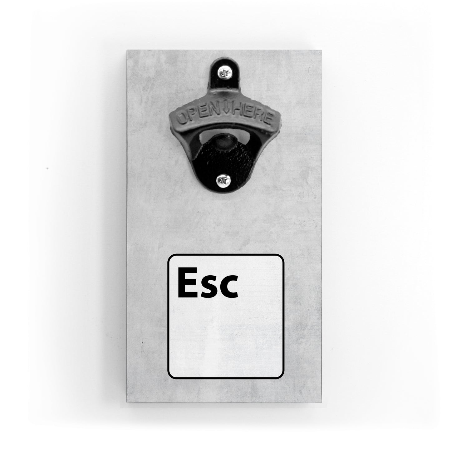 Flaschenöffner für die Wand - Escape - mit Magnet- mit Magnet - Coole und lustige Deko für die Küche