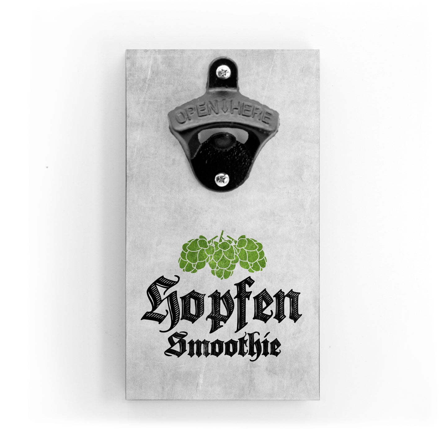 Flaschenöffner für die Wand - Hopfen Smoothie - mit Magnet- mit Magnet - Coole und lustige Deko für die Küche