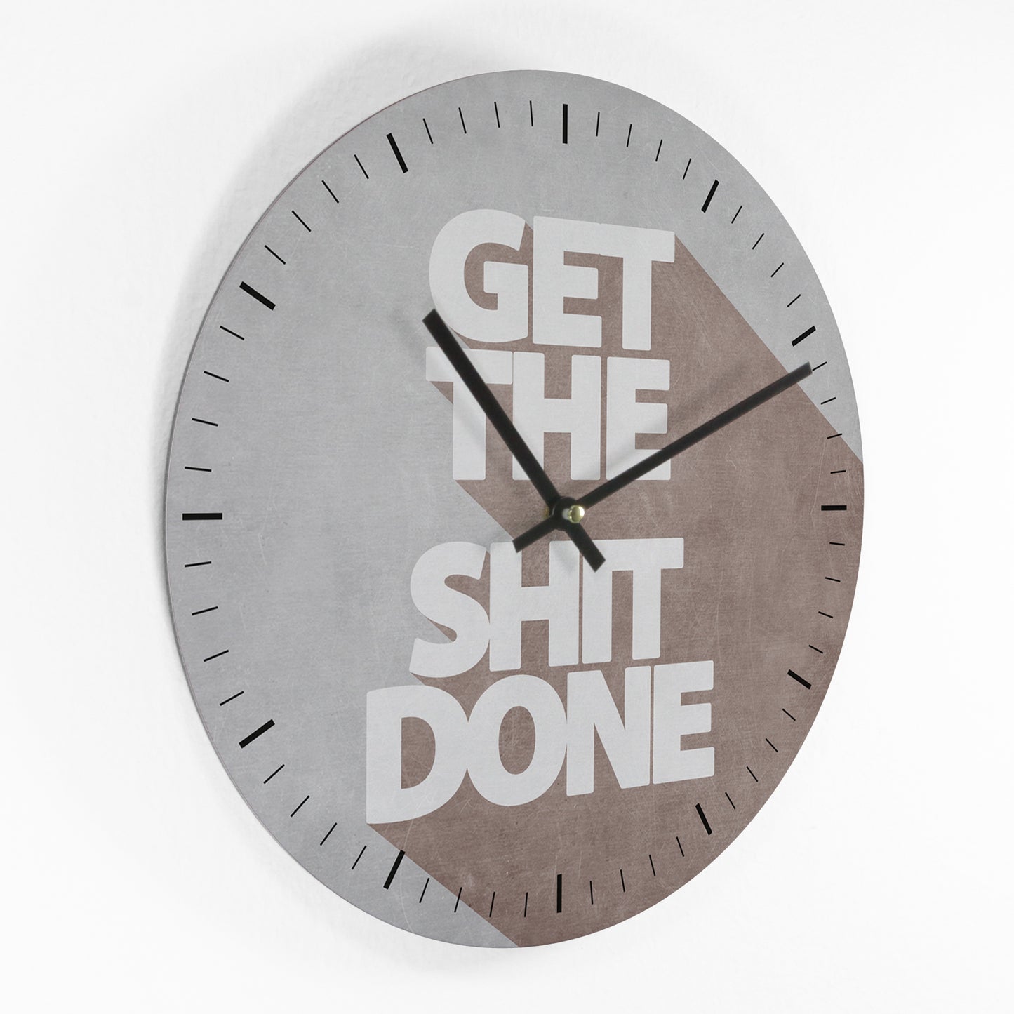 Wanduhr – Get Shit Done - 30cm