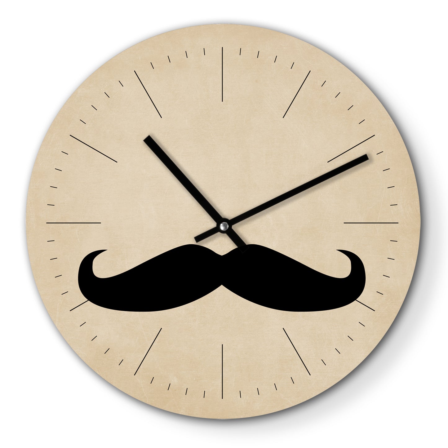 Wanduhr – Moustache - 30cm