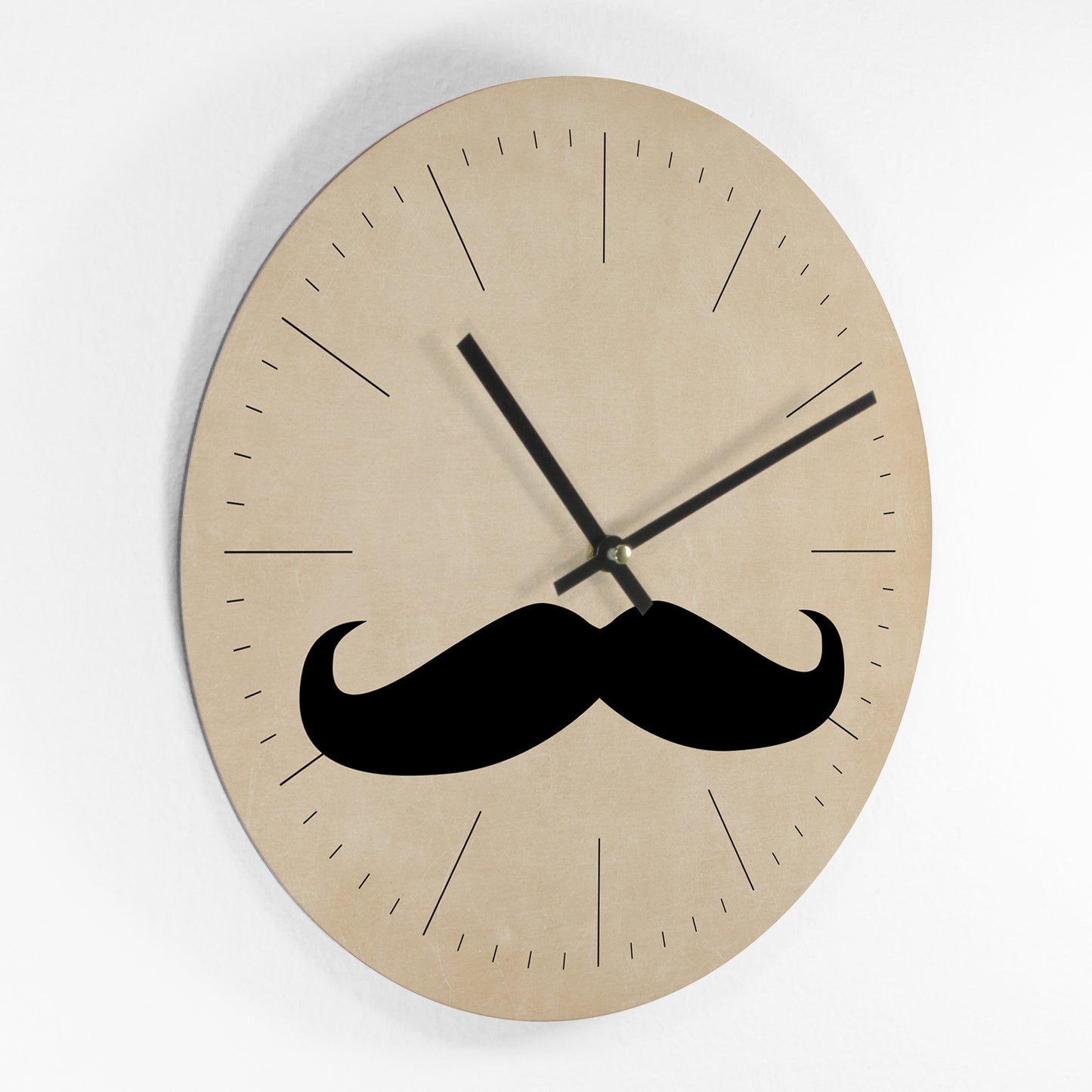 Wanduhr – Moustache - 30cm