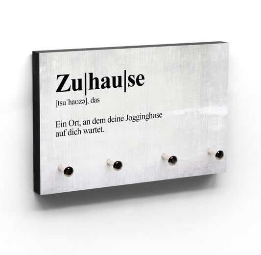 Schlüsselbrett - Typo - Zuhause - Dictionary Design